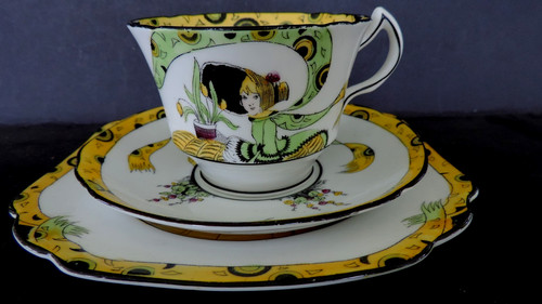Vintage art deco china - vintage, melba
