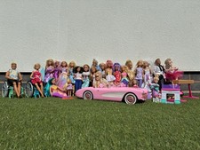 Mattel Barbie Ken Chelsea Doll Bundle, including Barbie Movie Car!