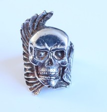 Vintage sterling silver Skull