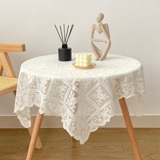 Rustic Lace Tablecloth Flower