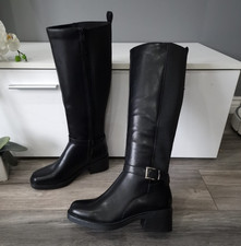 Womens Black Knee-High Boots