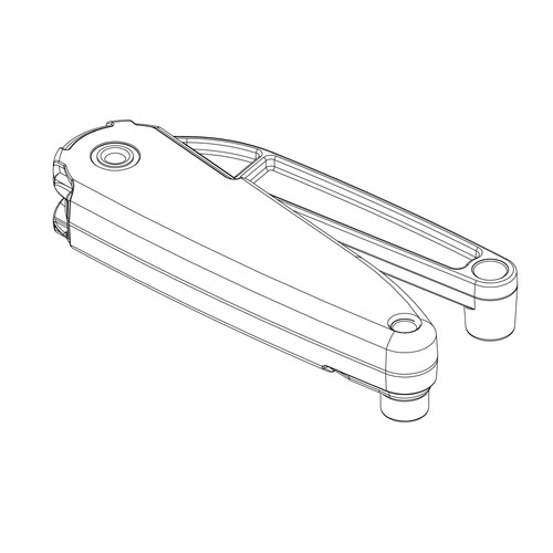 Thule spare lid - lifter, (front)