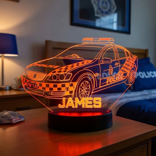 Police car night - car,