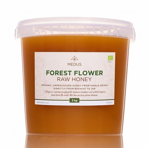 Raw organic honey - -, 24kg