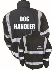DOG HANDLER BLACK BOMBER