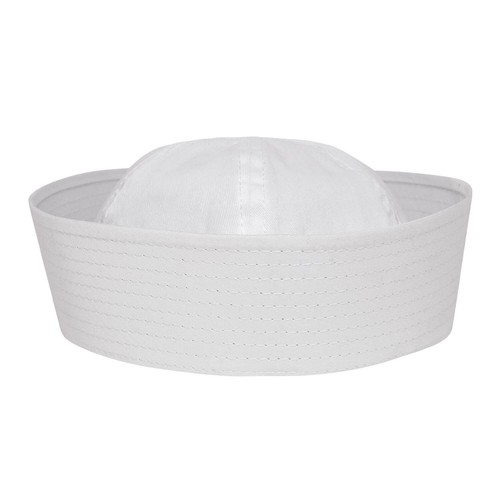 Men white sailor hat - men's,