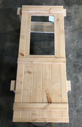 Solid rustic pine ledged - pine,