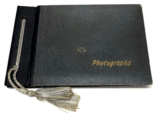 Vintage original photo album - vintage,