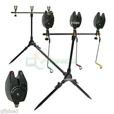 BRAND NEW Carp Fishing Multi Rod Pod With Swingers 3 Bite Alarms & 3 Rod Rests