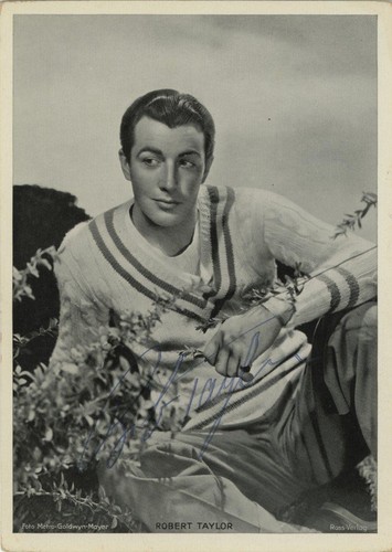 Robert taylor vintage signed - robert, taylor-vintage