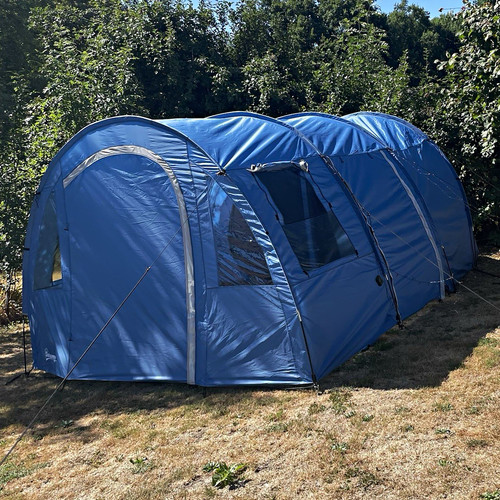 Blue tunnel camping - tunnel, tent