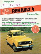 RENAULT 4 , R4 , 4L & 4TL SALOON (1965-76) OWNERS REPAIR HANDBOOK * VGC *