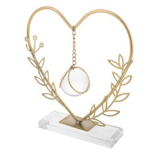  Heart Shaped Hanging Ornaments Crystal Ball Table Centerpieces Display Stand