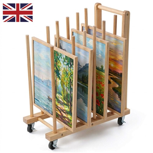 Art storage rack with - storage,