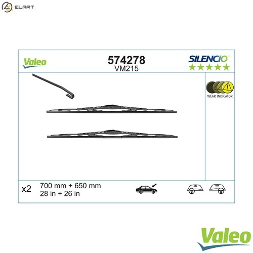 Wiper blade 574278 - 574278, for
