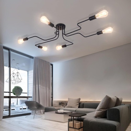 Light black chandelier - 6,
