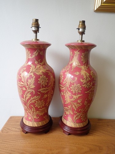 Pair oriental style table - of,