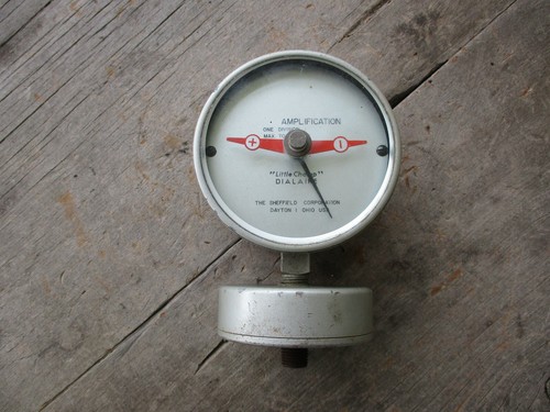 Vintage amplification gauge - vintage,