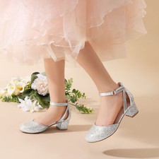 Girls Ankle Strap Dress Shoes