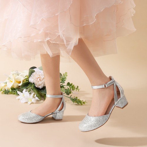 Girls ankle strap dress - strap,