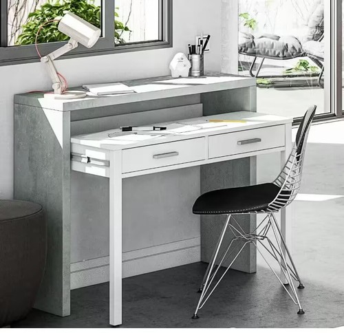 Desk artic concrete - concrete, grey