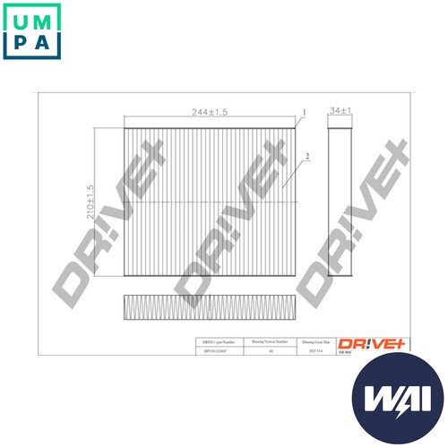 Filter cabin air - filter,