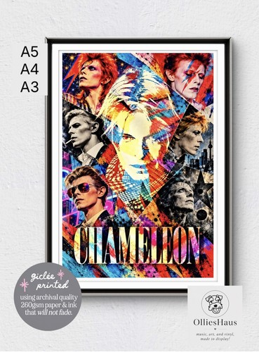 David bowie giclée art print - giclée,