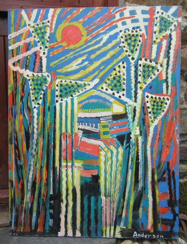 Large abstract landscape - large,