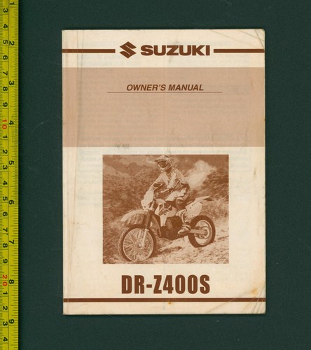 Suzuki drz400s owners - drz400s, manual