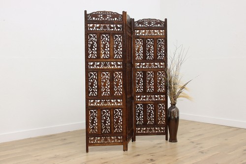 Indian antique carved teak - antique,