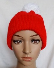 Hand Knitted Bobble Hat with