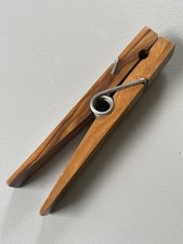 Vintage Novelty Giant jumbo Wooden Clothes Peg paper clip 18cm