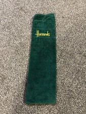Harrods Golf Towel 100% Cotton Made In Scotland