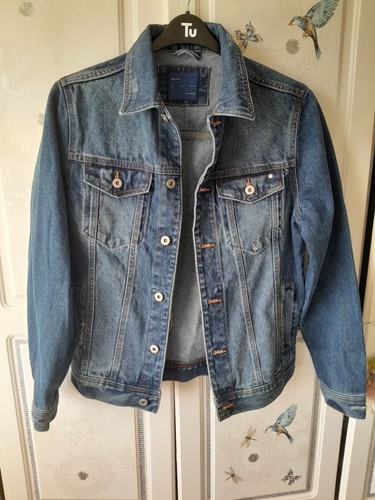 Mens distressed blue - , zara