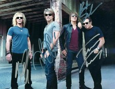 BON JOVI    Autographed Signed 8x10" Photo 4432