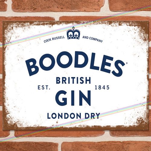 Boodles gin metal signs - signs, man