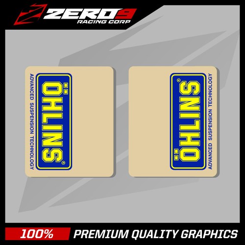 Ohlins upper fork - decals, sx50