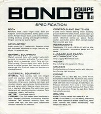 Bond Equipe GT 4S UK market