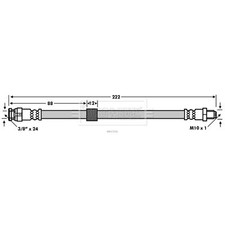 Brake Hose For Jeep Compass