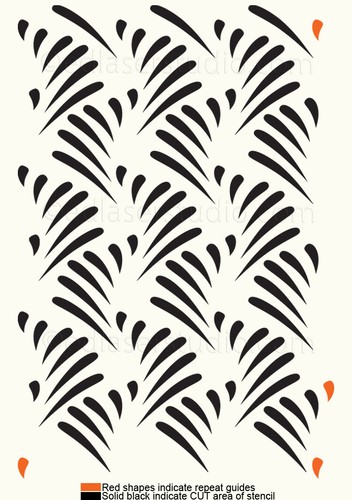 Decorative stencil paint - decorative, wall