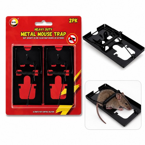 Pack large metal rat mouse - large,