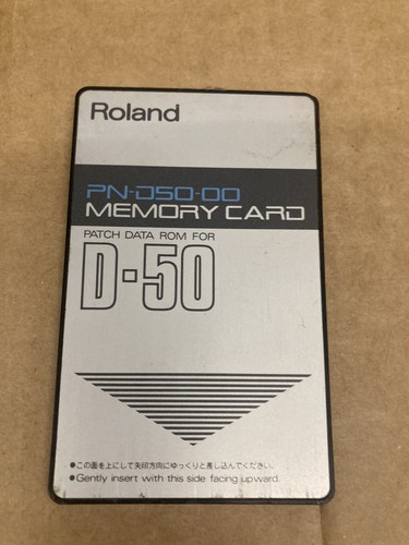 Roland d50 patch data - pn-d50-00,