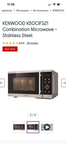 Kenwood k30cifs21 combination - kenwood,