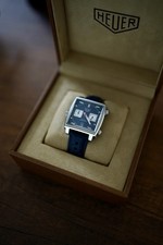 TAG Heuer Monaco Steve McQueen Calibre 11 Blue  Black Men's Watch CAW211P.FC6356