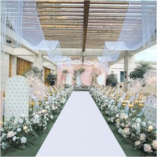 White Wedding Walkway Carpet