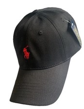 Black Ralph Lauren Cap - Red