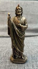 Saint jude statue miniature - statue,