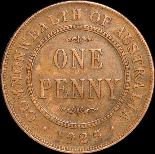 1925 penny fine - penny,