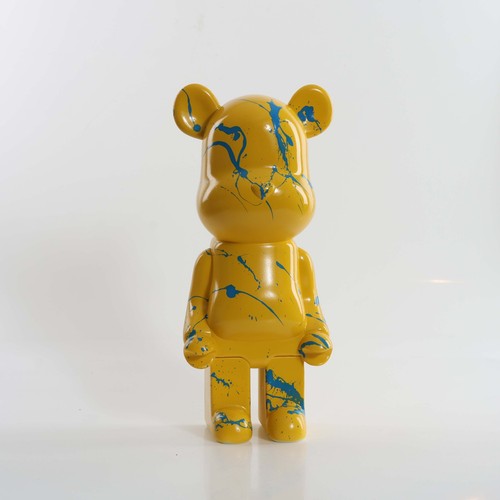 Yellow blue splash - yellow, 400%