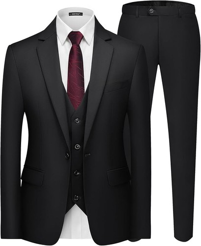 Mage male black piece suit - male,